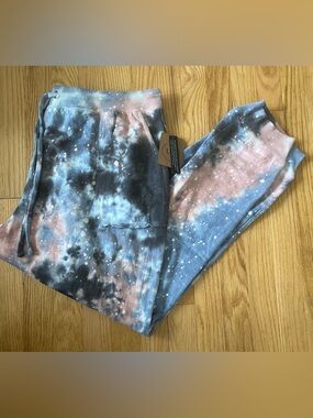 Women’s Galaxy Urban Rebel Tie-Dye Jogger Pants -  3X